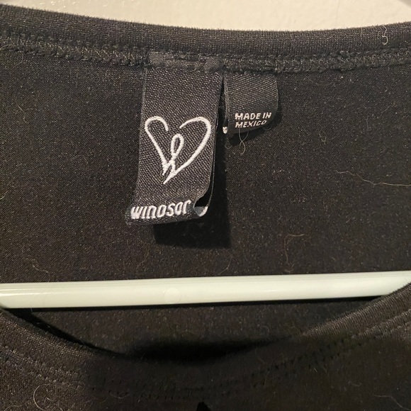 Windsor black cropped long sleeve - Picture 2 of 2